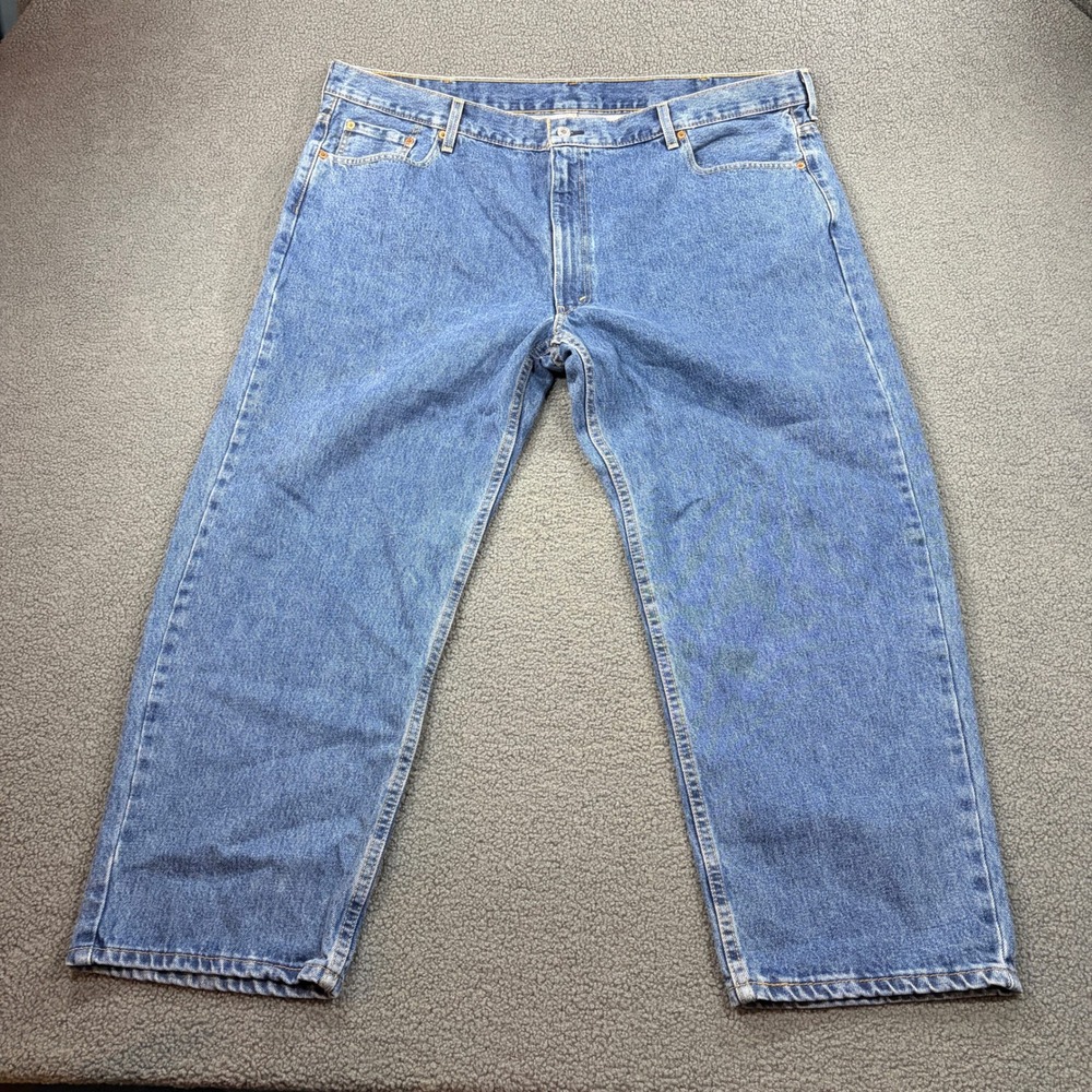 Levi's Jeans Mens 48x29 Blue 550 Relaxed Fit Tapered Leg Denim 01550-4891